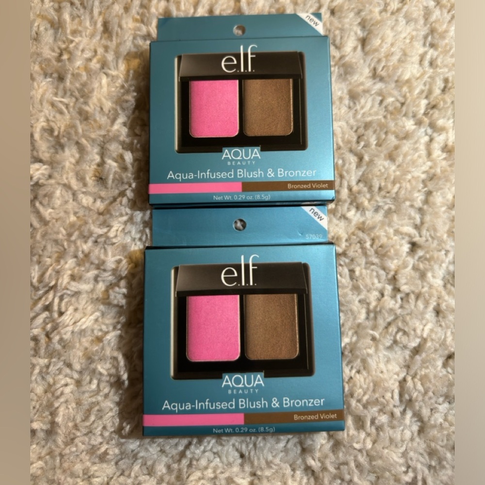 2 Elf Cosmetics Aqua infused Blush and Bronzer
